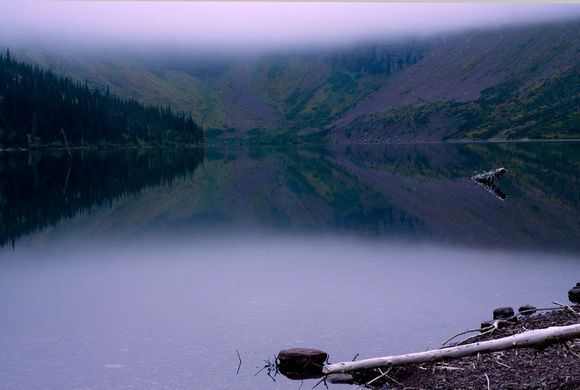 Misty Morning, Upper 2 Medicine, Glacier National Park