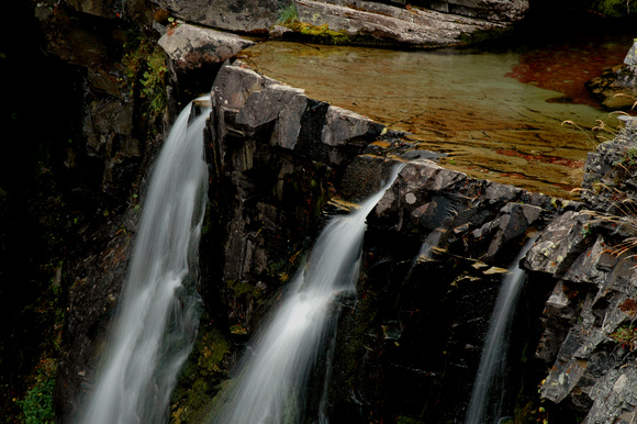 Small waterfall, GNP, MONTANA