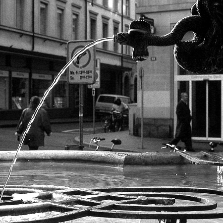 Fountain, BASEL old town, Switzerland