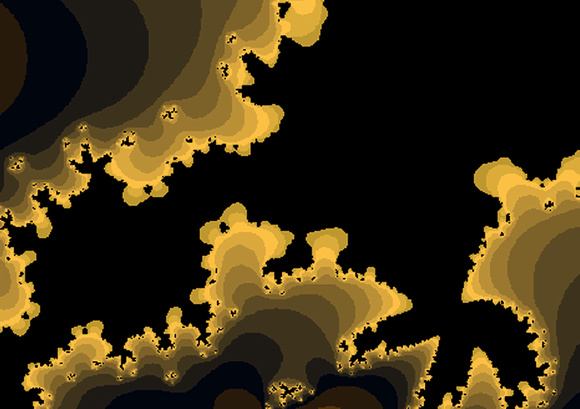 Fractal Gold--Coastline in Canyon Country