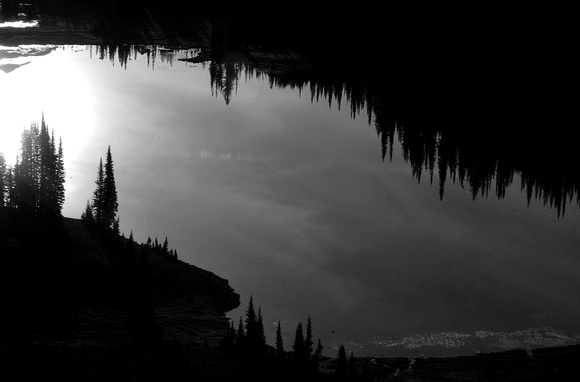 Early Morning Silhouettes, Hidden Lake