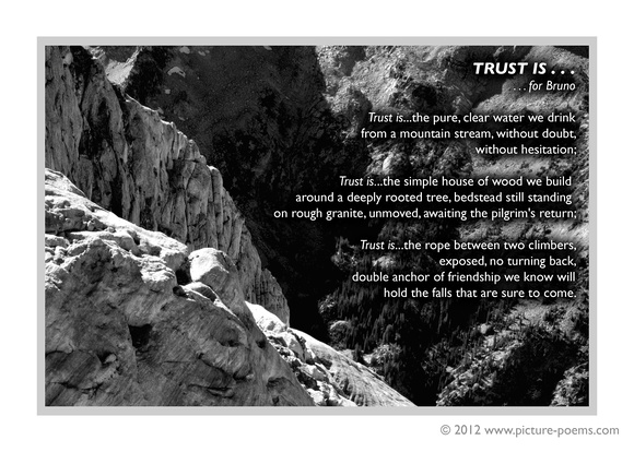 POSTER: Trust is . . .
