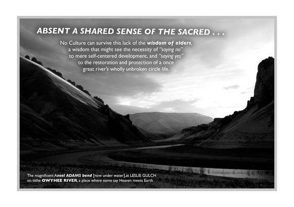 POSTER: The Great Ansel ADAMS Bend, OWYHEE River