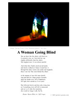 A WOMAN GOING BLIND
